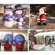 inflatable christmas ornaments ball house